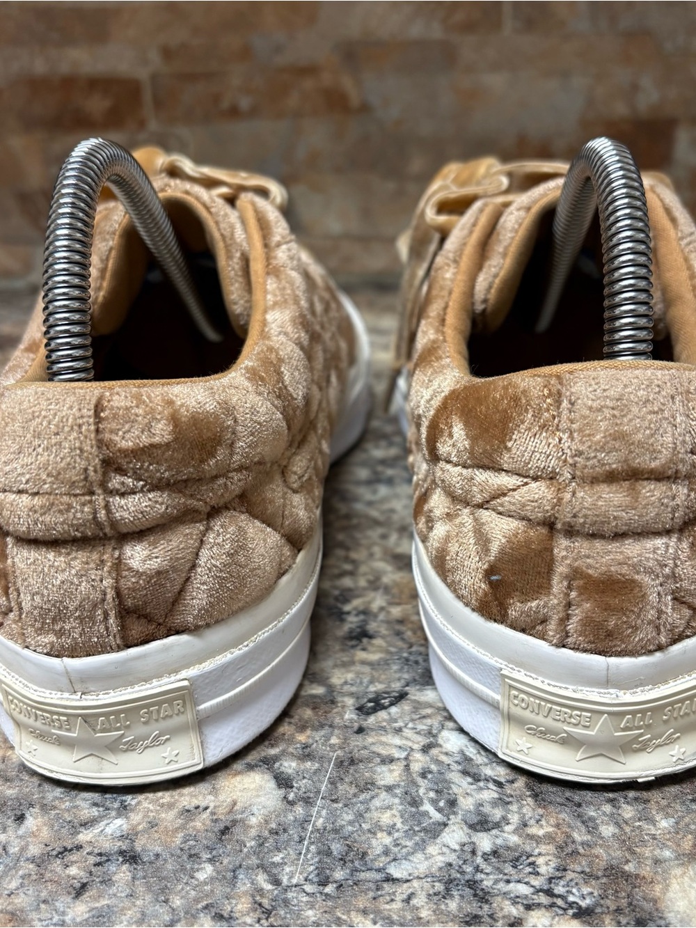 Converse One Star x Golf Le Fleur Quilted Velvet Brown Sugar - Picture 5 of 9